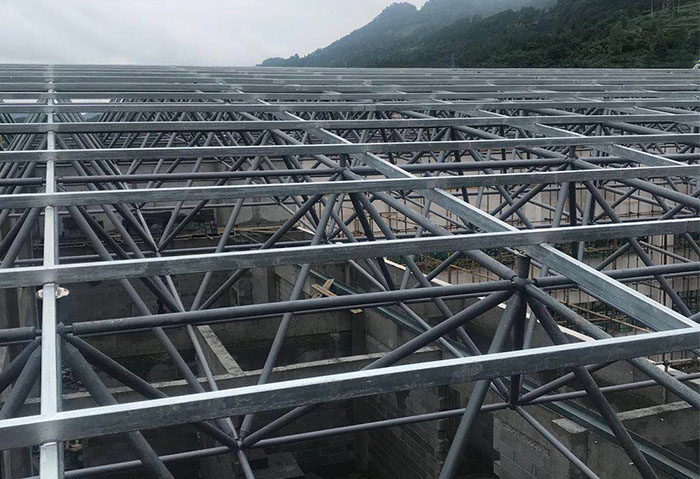 诸城学校艺体楼网架
